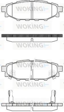 Woking P10363.22 - Bremžu uzliku kompl., Disku bremzes ps1.lv