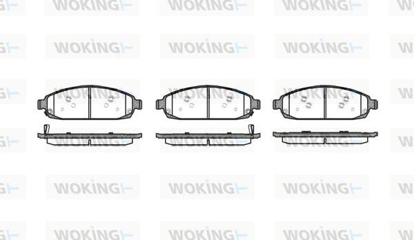 Woking P10733.02 - Bremžu uzliku kompl., Disku bremzes ps1.lv