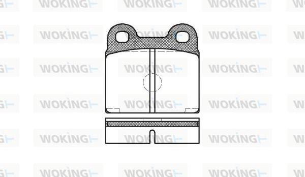 Woking P1073.20 - Bremžu uzliku kompl., Disku bremzes ps1.lv