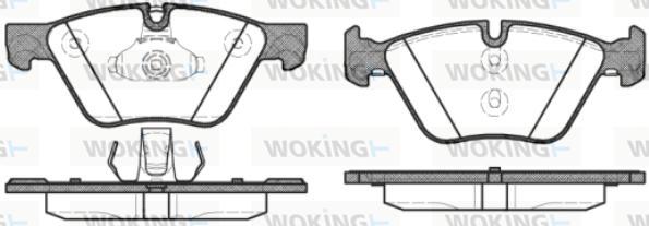 Woking P11523.30 - Bremžu uzliku kompl., Disku bremzes ps1.lv