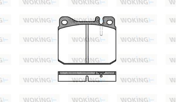 Woking P1103.20 - Bremžu uzliku kompl., Disku bremzes ps1.lv