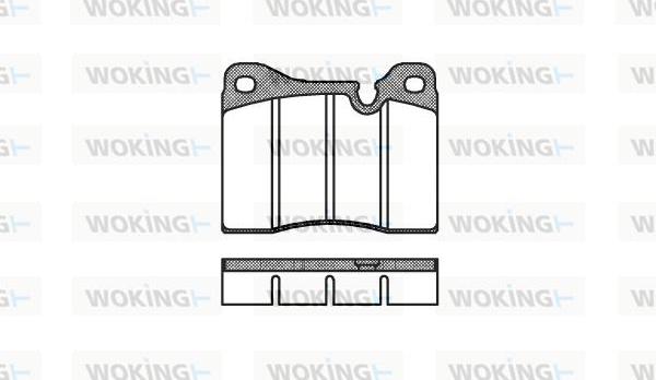 Woking P1113.30 - Bremžu uzliku kompl., Disku bremzes ps1.lv