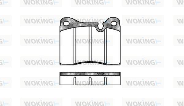 Woking P1113.20 - Bremžu uzliku kompl., Disku bremzes ps1.lv