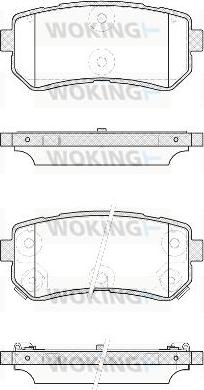 Woking P13093.42 - Bremžu uzliku kompl., Disku bremzes ps1.lv