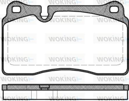 Woking P13003.30 - Bremžu uzliku kompl., Disku bremzes ps1.lv