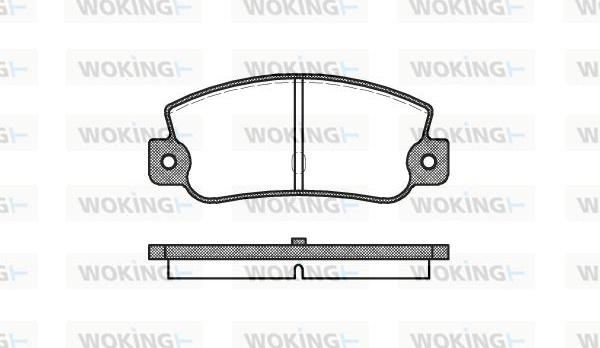 Woking P1253.30 - Bremžu uzliku kompl., Disku bremzes ps1.lv