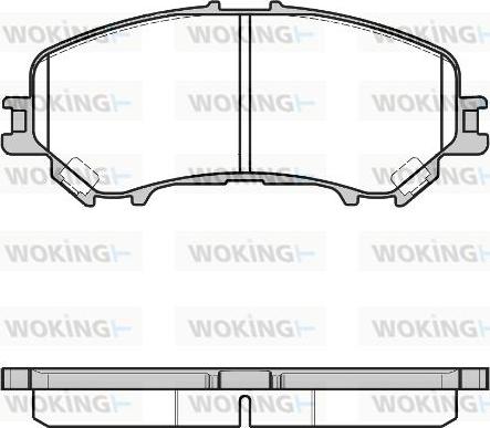 Woking P12183.22 - Bremžu uzliku kompl., Disku bremzes ps1.lv