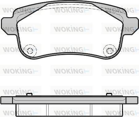 Woking P12873.30 - Bremžu uzliku kompl., Disku bremzes ps1.lv