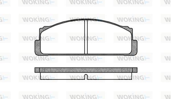 Woking P1223.20 - Bremžu uzliku kompl., Disku bremzes ps1.lv