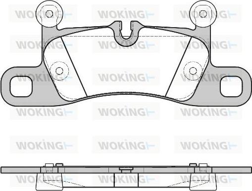 Woking P12793.40 - Bremžu uzliku kompl., Disku bremzes ps1.lv