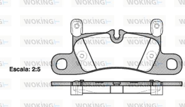 Woking P12793.20 - Bremžu uzliku kompl., Disku bremzes ps1.lv