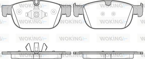 Woking P17963.00 - Bremžu uzliku kompl., Disku bremzes ps1.lv