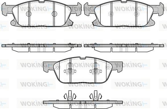 Woking P17573.02 - Bremžu uzliku kompl., Disku bremzes ps1.lv