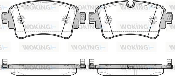 Woking P17693.08 - Bremžu uzliku kompl., Disku bremzes ps1.lv