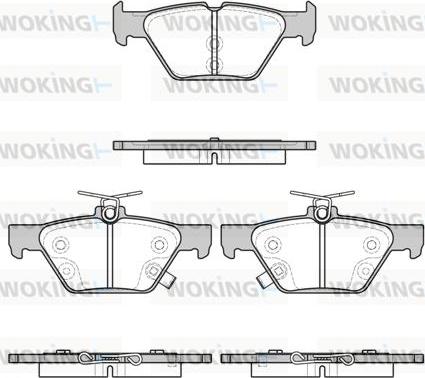 Woking P17383.02 - Bremžu uzliku kompl., Disku bremzes ps1.lv