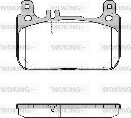 Woking P17223.00 - Bremžu uzliku kompl., Disku bremzes ps1.lv