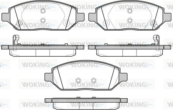 Woking P17743.02 - Bremžu uzliku kompl., Disku bremzes ps1.lv