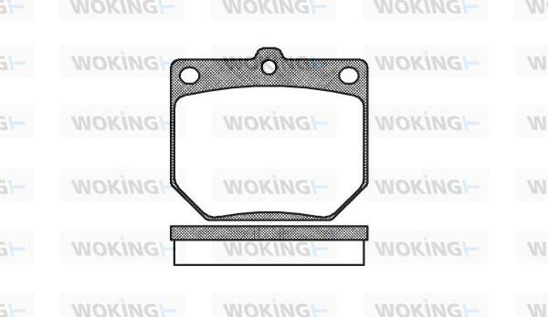 Woking P1773.20 - Bremžu uzliku kompl., Disku bremzes ps1.lv