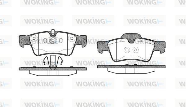 Woking P8913.10 - Bremžu uzliku kompl., Disku bremzes ps1.lv