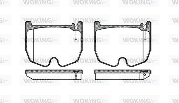 Woking P8923.00 - Bremžu uzliku kompl., Disku bremzes ps1.lv