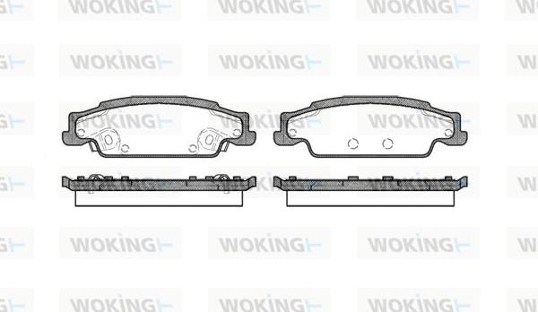 Woking P8523.02 - Bremžu uzliku kompl., Disku bremzes ps1.lv