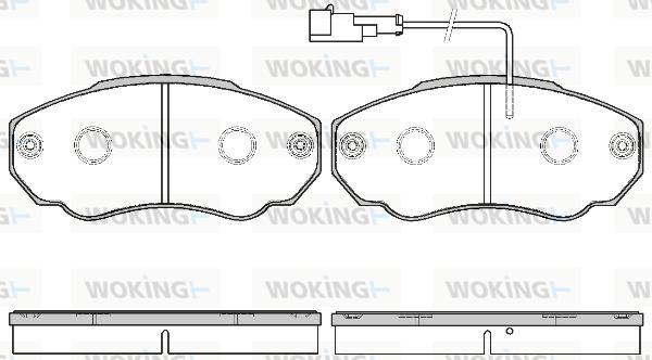 Woking P8603.21 - Bremžu uzliku kompl., Disku bremzes ps1.lv