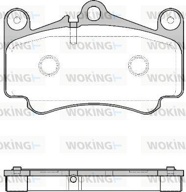 Woking P8813.00 - Bremžu uzliku kompl., Disku bremzes ps1.lv