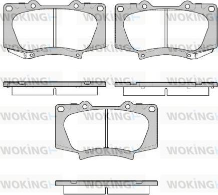 Woking P8883.22 - Bremžu uzliku kompl., Disku bremzes ps1.lv