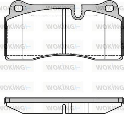 Woking P8833.40 - Bremžu uzliku kompl., Disku bremzes ps1.lv