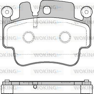 Woking P8823.00 - Bremžu uzliku kompl., Disku bremzes ps1.lv