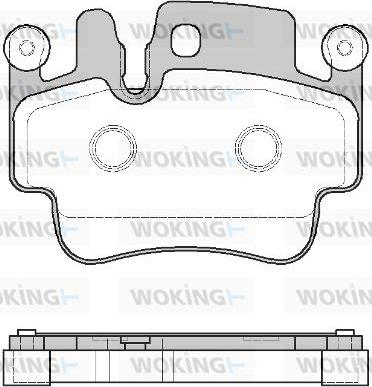 Woking P8823.10 - Bremžu uzliku kompl., Disku bremzes ps1.lv