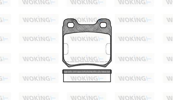 Woking P3393.10 - Bremžu uzliku kompl., Disku bremzes ps1.lv