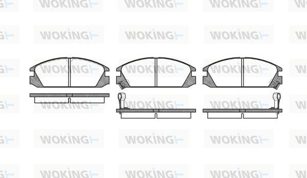 Woking P3283.02 - Bremžu uzliku kompl., Disku bremzes ps1.lv