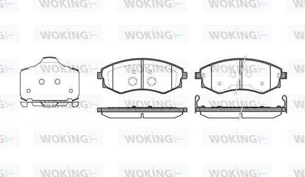 Woking P2183.03 - Bremžu uzliku kompl., Disku bremzes ps1.lv