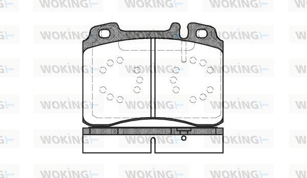 Woking P2793.20 - Bremžu uzliku kompl., Disku bremzes ps1.lv