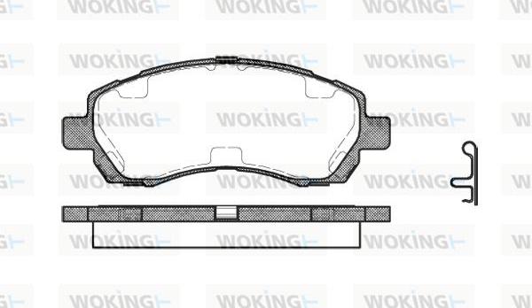 Woking P7473.02 - Bremžu uzliku kompl., Disku bremzes ps1.lv