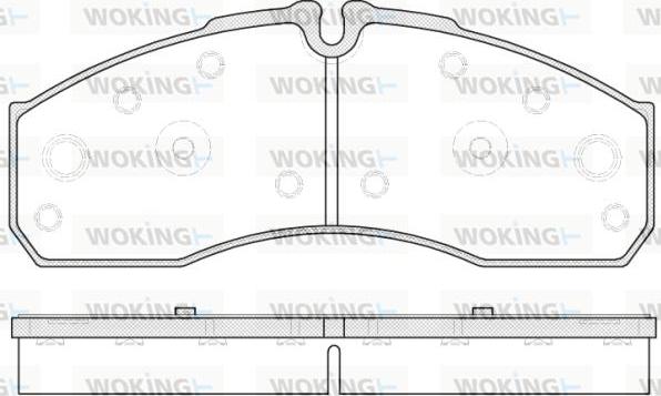 Woking P7513.30 - Bremžu uzliku kompl., Disku bremzes ps1.lv