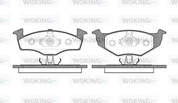 Woking P7093.20 - Bremžu uzliku kompl., Disku bremzes ps1.lv