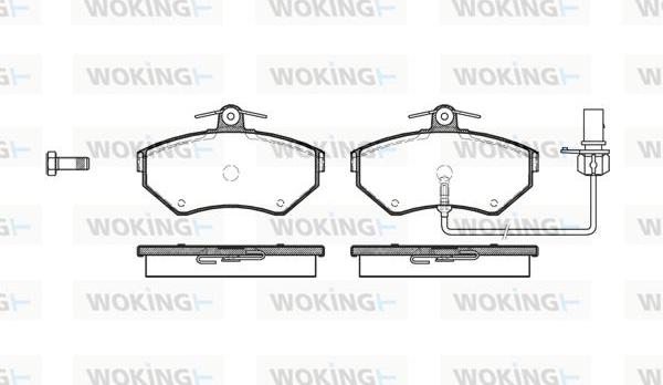 Woking P7313.12 - Bremžu uzliku kompl., Disku bremzes ps1.lv