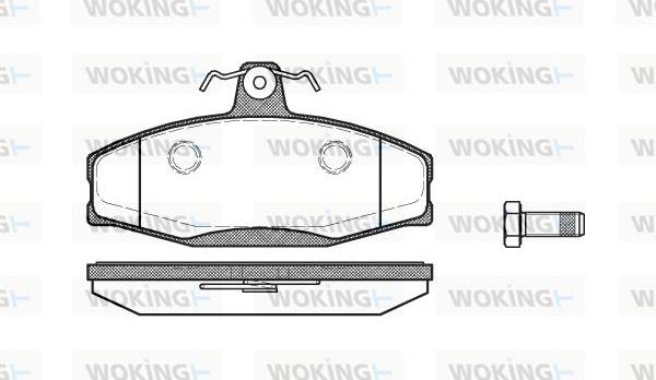 Woking P7203.20 - Bremžu uzliku kompl., Disku bremzes ps1.lv