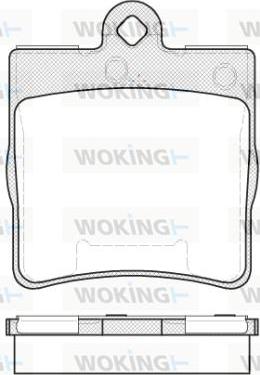 Woking P7783.10 - Bremžu uzliku kompl., Disku bremzes ps1.lv