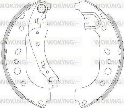 Woking Z4443.00 - Bremžu loki ps1.lv