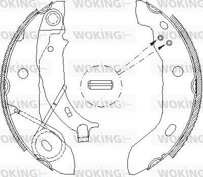 Woking Z4421.00 - Bremžu loki ps1.lv