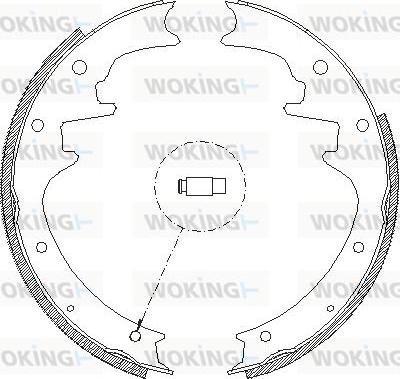 Woking Z4423.00 - Bremžu loki ps1.lv