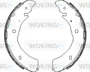 Woking Z4549.00 - Bremžu loki ps1.lv