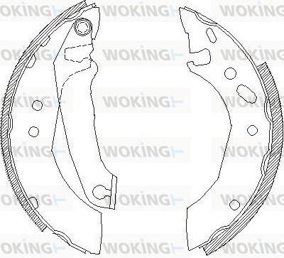 Woking Z4507.00 - Bremžu loki ps1.lv