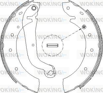 Woking Z4514.00 - Bremžu loki ps1.lv