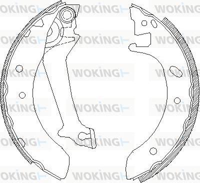 Woking Z4512.00 - Bremžu loki ps1.lv