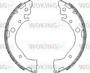 Woking Z4587.00 - Bremžu loki ps1.lv