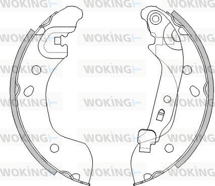 Woking Z4536.00 - Bremžu loki ps1.lv